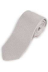 JP1880 849125 Coffret cravate extra-longue Argent mat