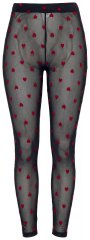 Ulla Popken 850264 Legging collant à motifs Noir