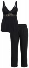 Ulla Popken 851693 Pyjama Noir