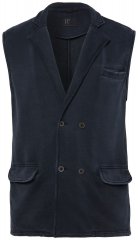 JP1880 851808 Gilet en molleton Noir TALL