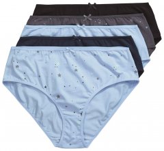 Ulla Popken 852258 Culottes lot de 5 Anthracite