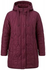 Ulla Popken 852413 Veste matelassée Prune