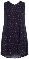 Ulla Popken 852824 Robe fleurie Noir