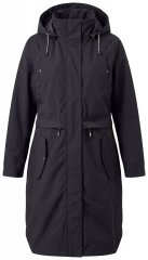 Ulla Popken 852901 Manteau technique Noir