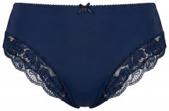 Ulla Popken 852930 Culottes en dentelle Bleu marine