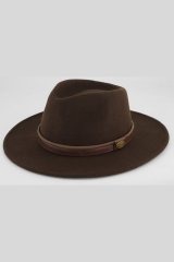JP1880 853626 Chapeau en laine Marron foncé