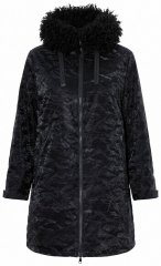 Ulla Popken 853831 Manteau technique Noir