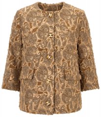 Ulla Popken 853996 Veste Marron clair
