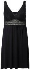 Ulla Popken 855428 Nuisette en dentelle Noir