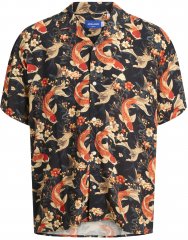Jack & Jones Tokyo chemise hawaïenne imprimée marron foncé