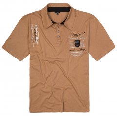 Lavecchia 610 T-shirt à col Beige camel