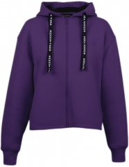 Nora Mikken GERTRUD Cropped Hoodie Purple