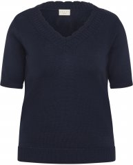 Kaffe Curve Leani Knitted Pullover Midnight Marine