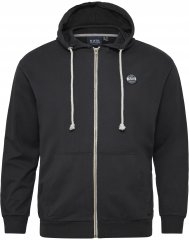 North Latitude Cardigan Hoodie Black