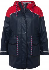 Ulla Popken HYPRAR Colorblock Triple Function Frisian Jacket Navy