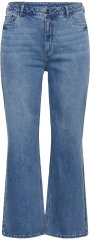 Kaffe Curve Leoana Jean large long Bleu vintage