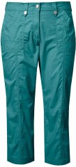 Ulla Popken Roll Tab Hem Stretch Cargo Pants Teal