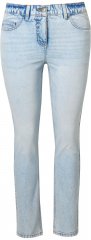 Ulla Popken Slim Leg Stretch Fit Jeans Light Blue Denim