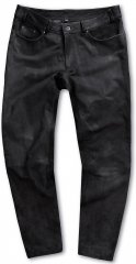 JP1880 Leather Pants Regular Fit Buffalo Nubuck Dark Brown