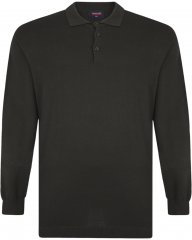 Espionage KW058 Knit Polo Jumper Black