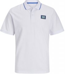 Jack & Jones Hudson Short Sleeve Polo White