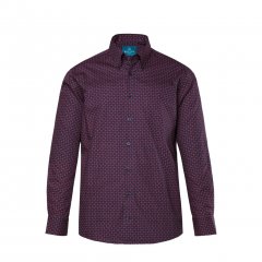 Boston Park Shirt Long Sleeve Navy Blue