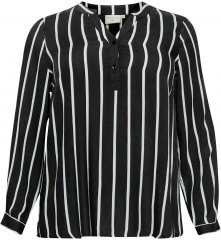 Kaffe Curve Sida Blouse Noir/Craie Rayée