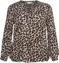 Kaffe Curve Mirta Tilly Blouse Imprimé Léopard