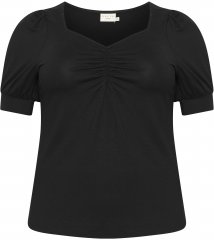 Kaffe Curve Sissy T-shirt Noir profond