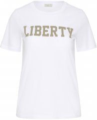 Kaffe Curve June T-shirt Blanc