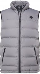 JP1880 Quilted Vest Outdoor Stand-up Collar Grey
