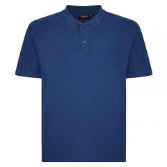 Espionage P074C Polo Manches Courtes Bleu Foncé