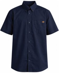 Motley Denim Zagreb Chemise manches courtes Bleu marine