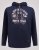 D555 Hector Adventurer Printed Zip Through Hoody Bleu marine - Sweatshirts & hoodies - Sweatshirts/Hoodies grande taille homme