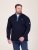 D555 Conway 2 1/4 Zip Neck Fleece Sweatshirt With Bear Logo Bleu marine - Sweatshirts & hoodies - Sweatshirts/Hoodies grande taille homme