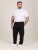 D555 Dexter 1 Cargo Jogger With Bear Embroidery TALL Noir - TALL pantalons de survêtement - Joggings TALL pour hommes grands