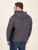 D555 Conrad Detachable Hood Bonded Fleece Zip Through Hoody TALL Bleu marine - TALL sweatshirts - Sweatshirts TALL pour hommes grands