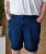 Kam Jeans Pepe Knitted Denim Shorts Random Mid Wash Blue - Shorts - Shorts hommes grande taille
