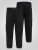 D555 Dexter 1 Cargo Jogger With Bear Embroidery TALL Noir - TALL pantalons de survêtement - Joggings TALL pour hommes grands