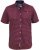 D555 Hillcrest S/S Micro Ao Print Shirt Burgundy - Chemises - Chemises Grandes Tailles Hommes