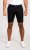 D555 Nelson Stretch Chino Shorts Black - Shorts - Shorts hommes grande taille
