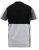 D555 Felix Couture Crew Neck Cut And Sew T-Shirt Black/Charcoal - T-shirts - T-shirts Homme Grande Taille