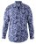D555 Harrow AOP Shirt Blue - Chemises - Chemises Grandes Tailles Hommes