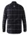 D555 Harwich Flannel Check Shirt Black - Chemises - Chemises Grandes Tailles Hommes
