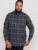 D555 Harwich Flannel Check Shirt Black - Chemises - Chemises Grandes Tailles Hommes