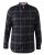 D555 Harwich Flannel Check Shirt Black - Chemises - Chemises Grandes Tailles Hommes