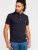D555 Ashwell Ao Printed Polo Shirt Dark Navy - Polos - Polos homme grande taille