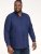 D555 Richard Long Sleeve Oxford Shirt Navy - Chemises - Chemises Grandes Tailles Hommes