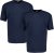 Adamo Marlon Comfort fit 2-pack T-shirt Navy - T-shirts - T-shirts Homme Grande Taille