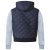 D555 Willie Hooded Quilted Jacket with Fleece sleeves - Vestes - Vestes homme grandes tailles